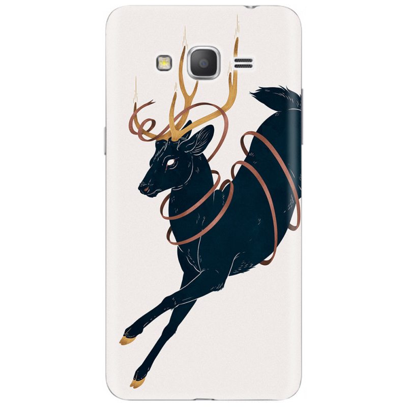 Чехол Uprint Samsung Galaxy Grand Prime G530H Black Deer