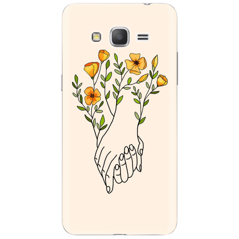 Чехол Uprint Samsung Galaxy Grand Prime G530H Flower Hands