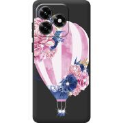 Чехол со стразами BoxFace Honor X5c Plus Pink Air Baloon