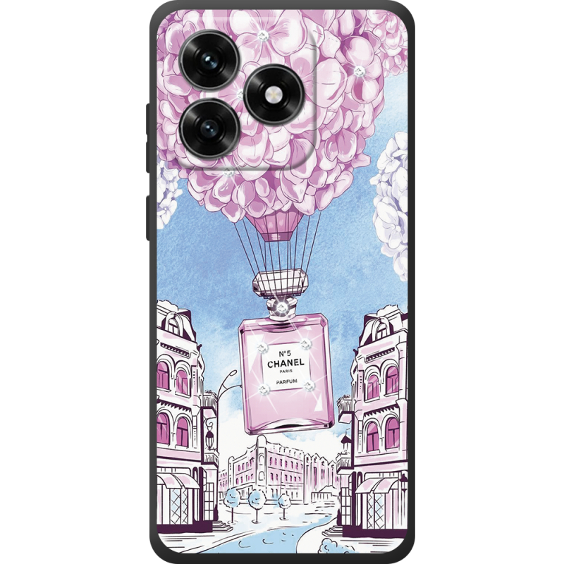 Чехол со стразами BoxFace Honor X5c Plus Perfume bottle