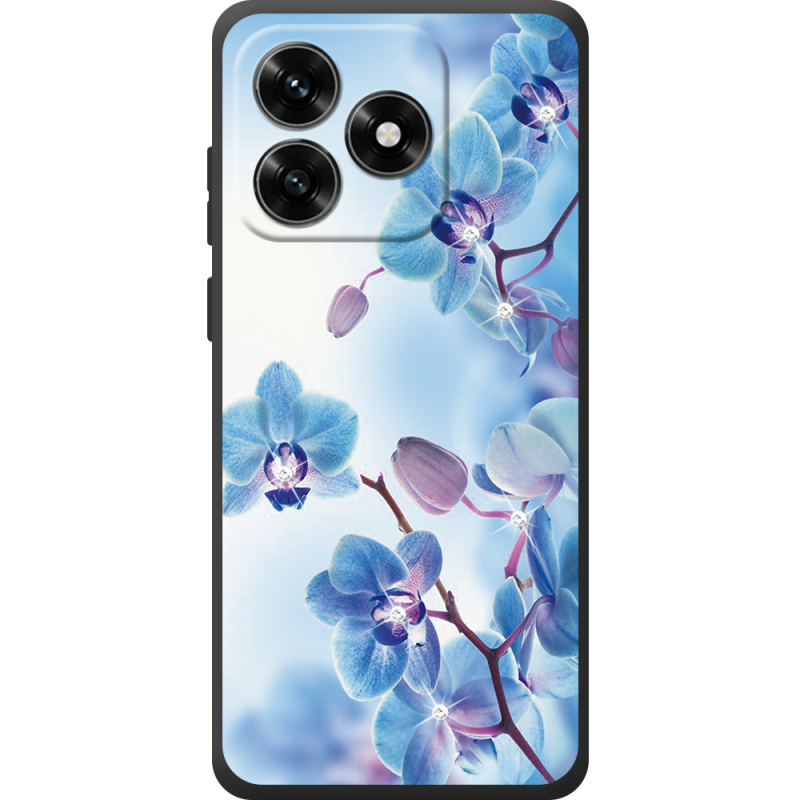 Чехол со стразами BoxFace Honor X5c Plus Orchids