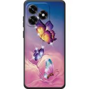 Чехол со стразами BoxFace Honor X5c Plus Butterflies
