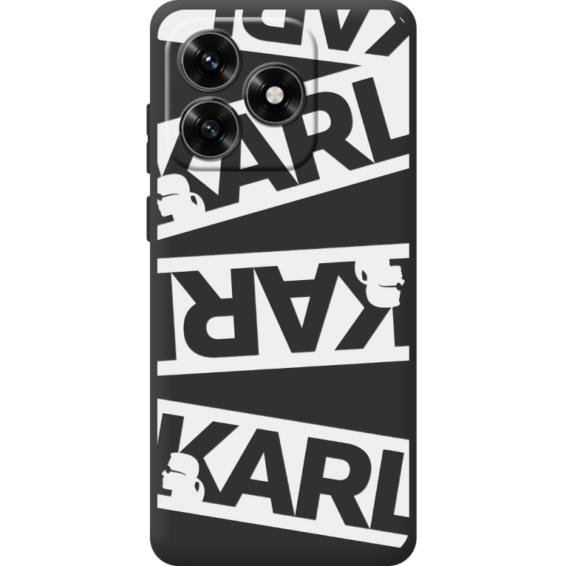 Черный чехол BoxFace Honor X5c Plus White Karl