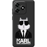 Черный чехол BoxFace Honor X5c Plus Cat in Black