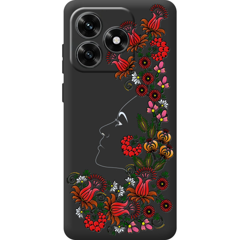 Черный чехол BoxFace Honor X5c Plus 3D Ukrainian Muse