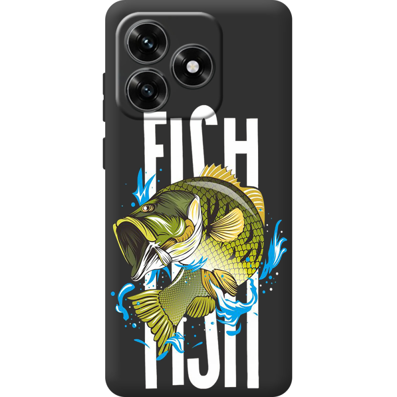Черный чехол BoxFace Honor X5c Plus Fish
