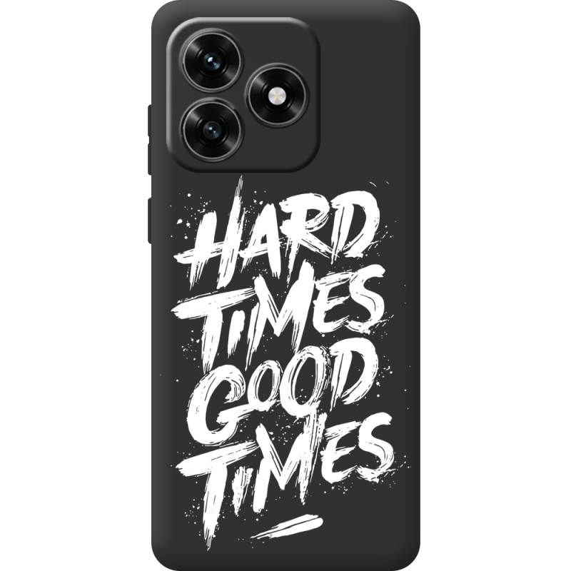 Черный чехол BoxFace Honor X5c Plus Hard Times Good Times