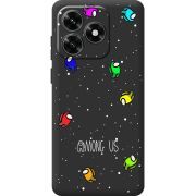 Черный чехол BoxFace Honor X5c Plus Among Us Invisible