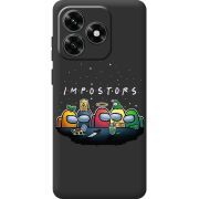 Черный чехол BoxFace Honor X5c Plus Among Us Impostors