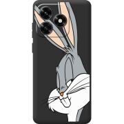 Черный чехол BoxFace Honor X5c Plus Lucky Rabbit