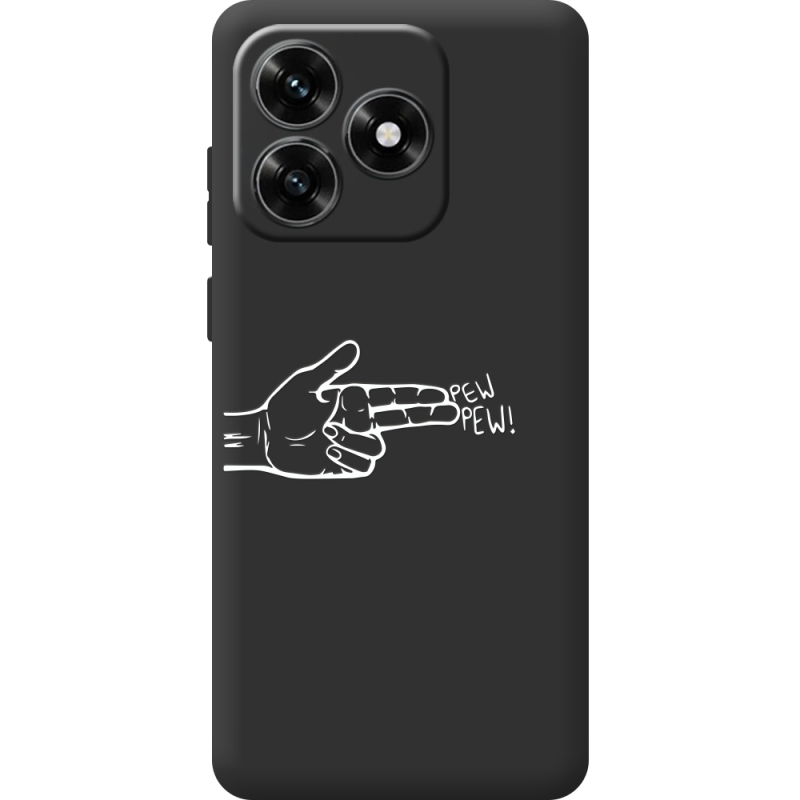 Черный чехол BoxFace Honor X5c Plus Pew Pew