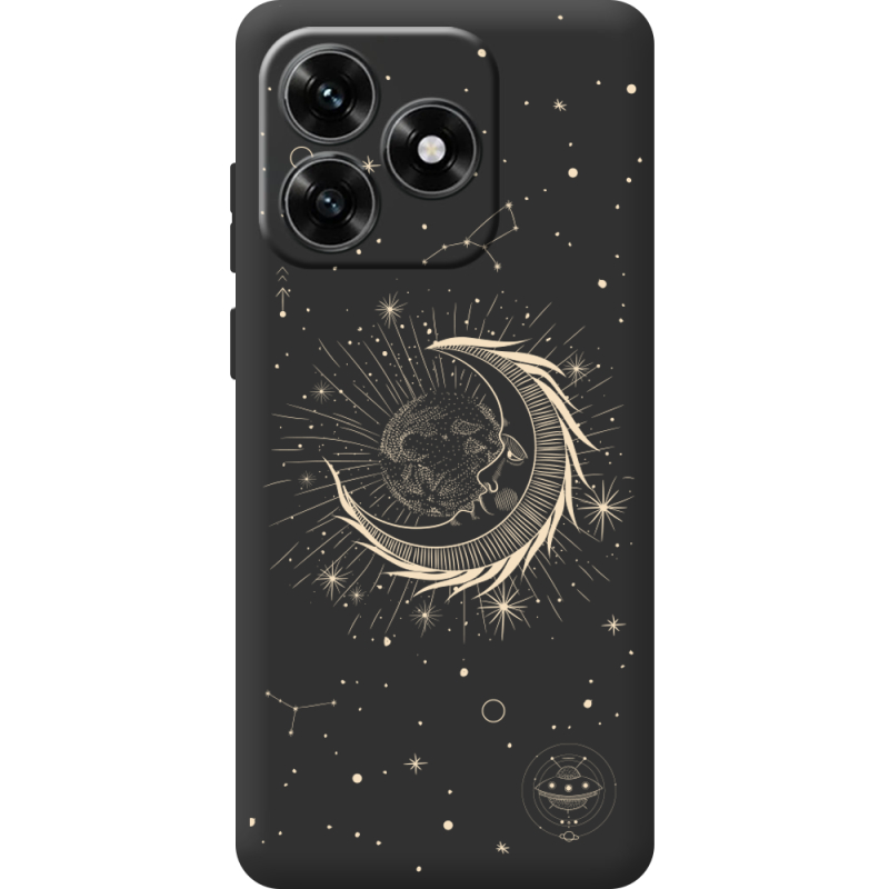 Черный чехол BoxFace Honor X5c Plus Moon
