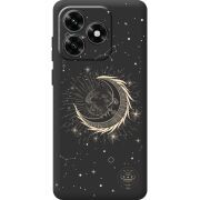 Черный чехол BoxFace Honor X5c Plus Moon