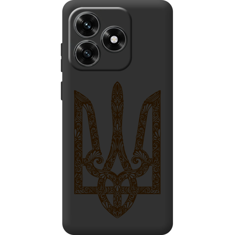 Черный чехол BoxFace Honor X5c Plus Ukrainian Trident