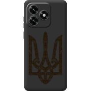 Черный чехол BoxFace Honor X5c Plus Ukrainian Trident