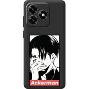 Черный чехол BoxFace Honor X5c Plus Attack On Titan - Ackerman