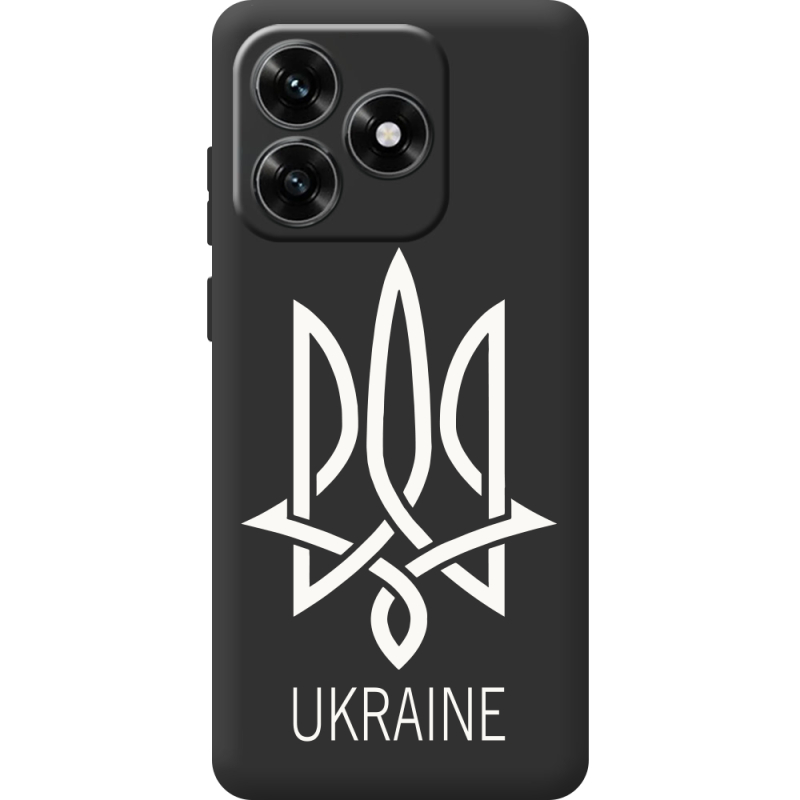Черный чехол BoxFace Honor X5c Plus Тризуб монограмма ukraine
