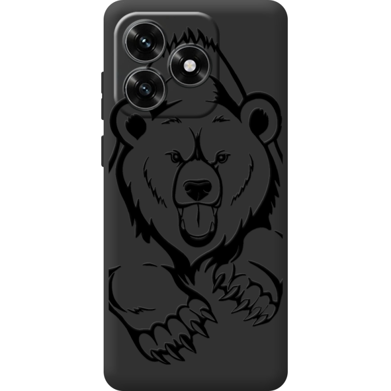 Черный чехол BoxFace Honor X5c Plus Grizzly Bear