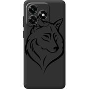 Черный чехол BoxFace Honor X5c Plus Wolf