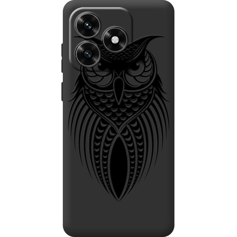 Черный чехол BoxFace Honor X5c Plus Owl