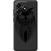 Черный чехол BoxFace Honor X5c Plus Owl