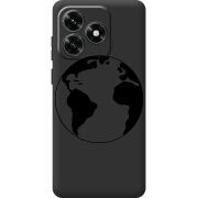 Черный чехол BoxFace Honor X5c Plus Earth