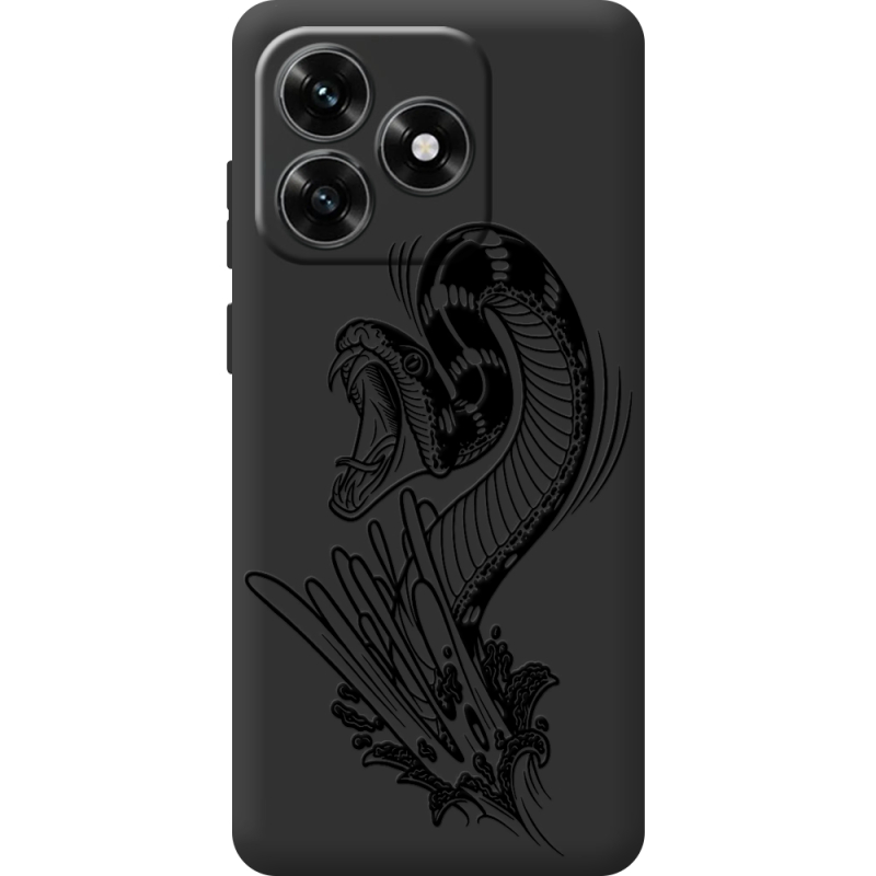 Черный чехол BoxFace Honor X5c Plus Snake