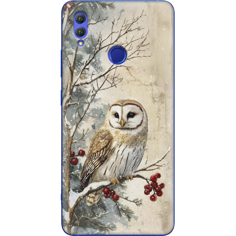 Чехол Uprint Honor Note 10 Christmas Owl