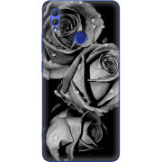 Чехол Uprint Honor Note 10 Black and White Roses