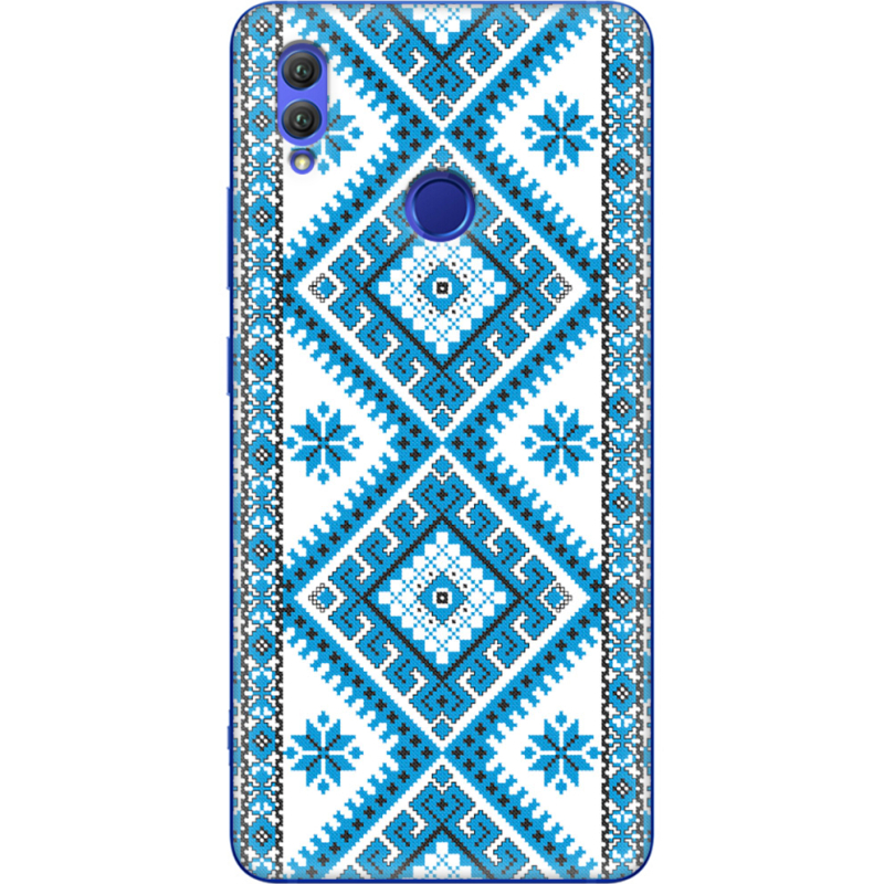 Чехол Uprint Honor Note 10 Блакитний Орнамент