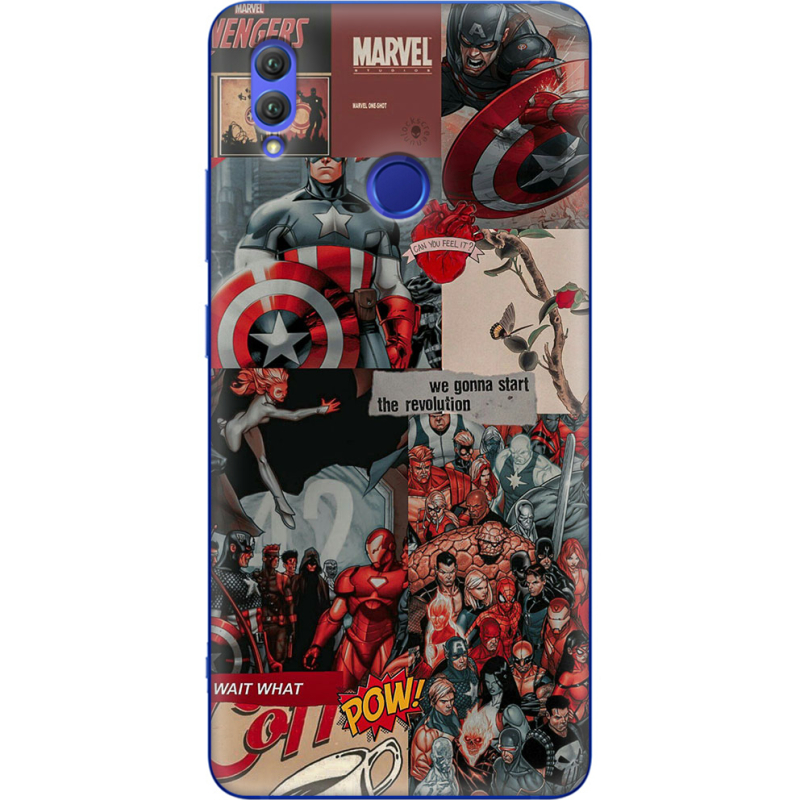 Чехол Uprint Honor Note 10 Marvel Avengers