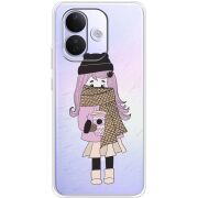 Прозорий чохол BoxFace Xiaomi Redmi Note 17 Pro Winter Morning Girl