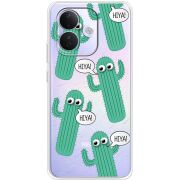 Прозорий чохол BoxFace Xiaomi Redmi Note 17 Pro с 3D-глазками HIYA