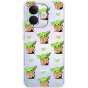 Прозорий чохол BoxFace Xiaomi Redmi Note 17 Pro Pattern Baby Yoda