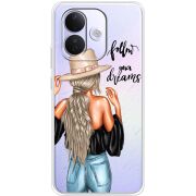Прозорий чохол BoxFace Xiaomi Redmi Note 17 Pro Follow Your Dreams