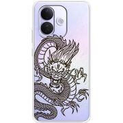 Прозорий чохол BoxFace Xiaomi Redmi Note 17 Pro Chinese Dragon