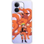 Прозорий чохол BoxFace Xiaomi Redmi Note 17 Pro Naruto and Kurama