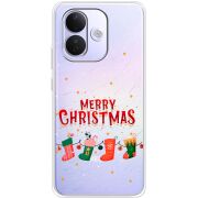 Прозорий чохол BoxFace Xiaomi Redmi Note 17 Pro Merry Christmas