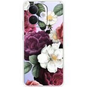 Прозорий чохол BoxFace Xiaomi Redmi Note 17 Pro Floral Dark Dreams