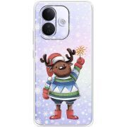 Прозорий чохол BoxFace Xiaomi Redmi Note 17 Pro Christmas Deer with Snow