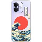 Прозорий чохол BoxFace Xiaomi Redmi Note 17 Pro Большая волна в Канагаве