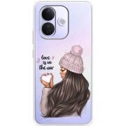 Прозорий чохол BoxFace Xiaomi Redmi Note 17 Pro love is in the air