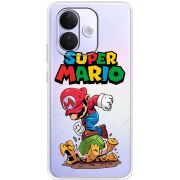 Прозорий чохол BoxFace Xiaomi Redmi Note 17 Pro Super Mario