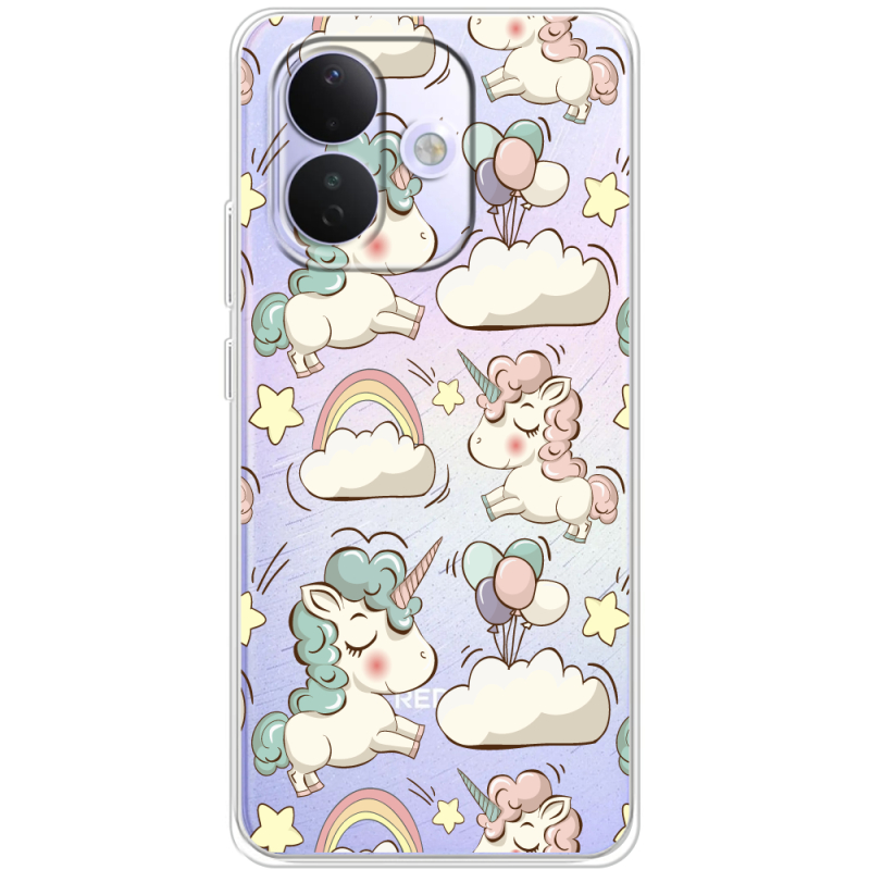 Прозорий чохол BoxFace Xiaomi Redmi Note 17 Pro Unicorns