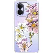 Прозорий чохол BoxFace Xiaomi Redmi Note 17 Pro Cherry Blossom
