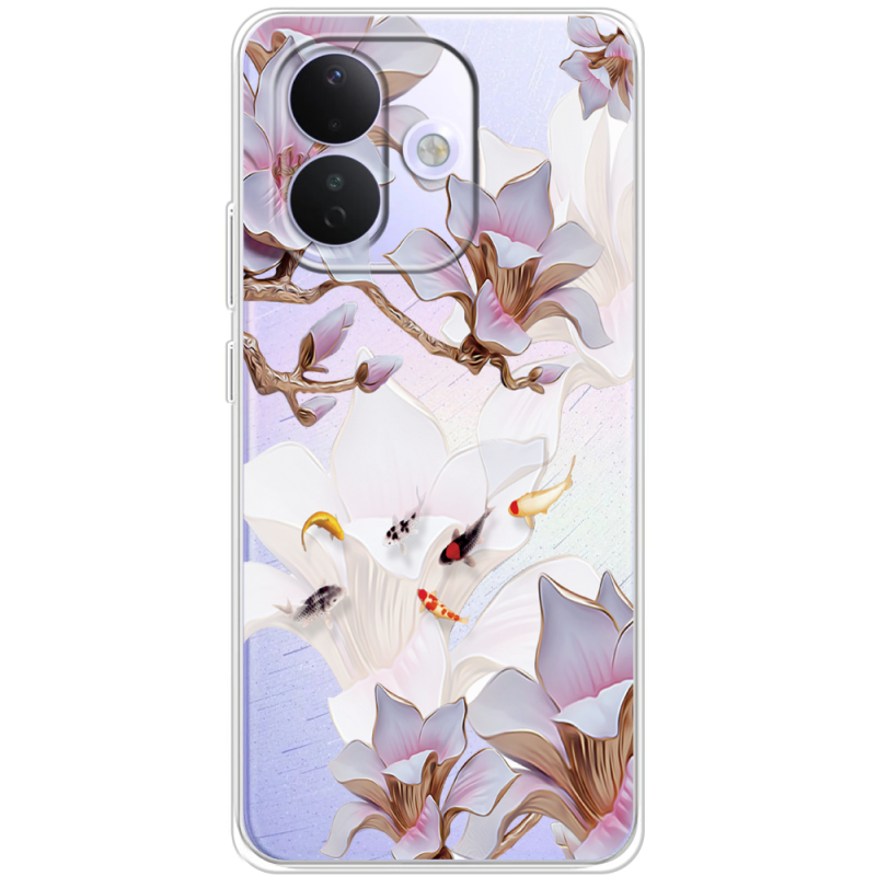 Прозорий чохол BoxFace Xiaomi Redmi Note 17 Pro Chinese Magnolia