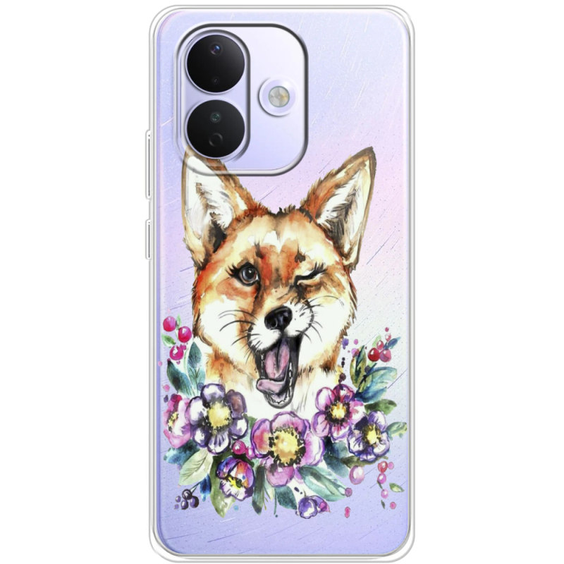 Прозорий чохол BoxFace Xiaomi Redmi Note 17 Pro Winking Fox