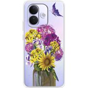 Прозорий чохол BoxFace Xiaomi Redmi Note 17 Pro My Bouquet