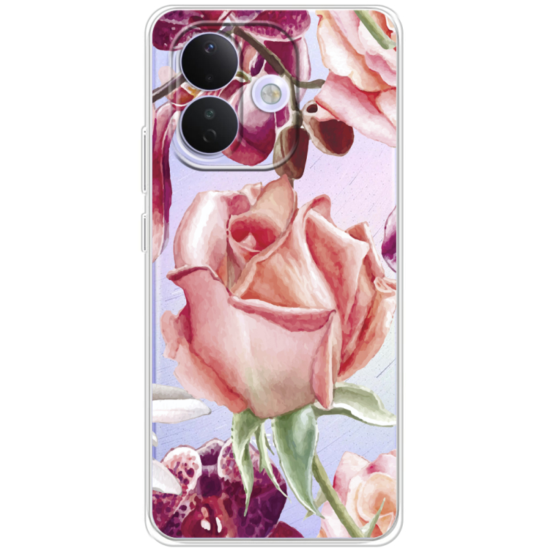 Прозорий чохол BoxFace Xiaomi Redmi Note 17 Pro Rose