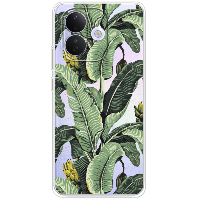 Прозорий чохол BoxFace Xiaomi Redmi Note 17 Pro Banana Leaves
